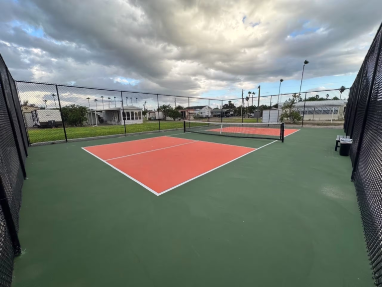 Pickleball courts image RV park images