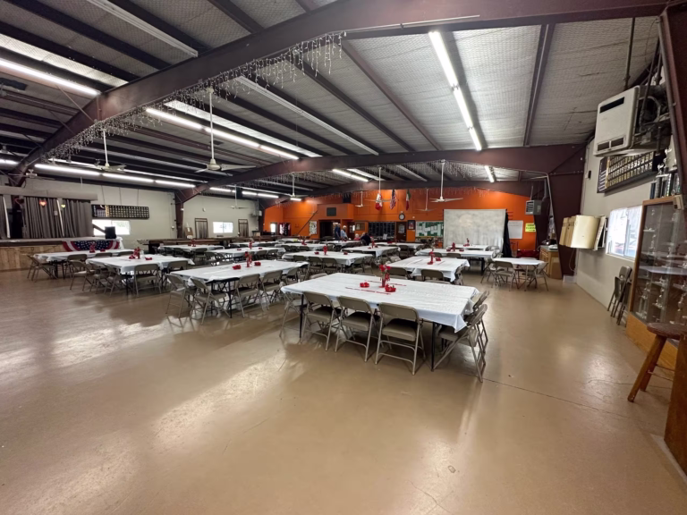 Recreation hall with restrooms and showers RV park amenities image